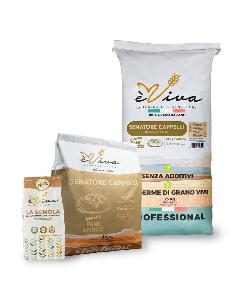 Re-milled Semolina of Ancient Durum Wheat Senatore Cappelli | Italian and Healthy