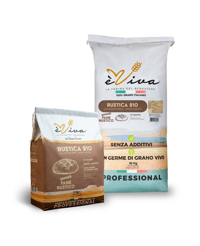 Rustica 210 | Semi-Whole/Strong Flour/Bread Wheat Flour Italian Type 2