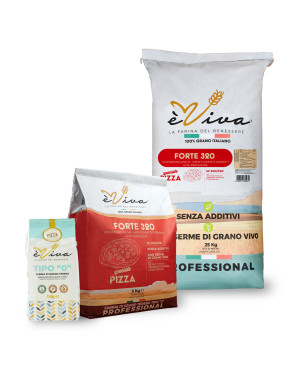 Farine Forte W320 pour Pizza Napolitaine | Avec Germe de Blé Vivant Italienne
