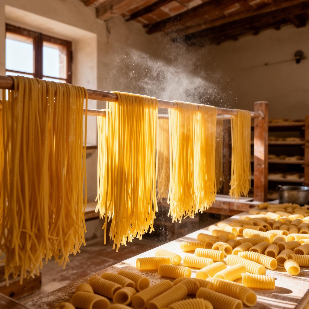 Pasta Italiana Trafilata al Bronzo — atmosfera